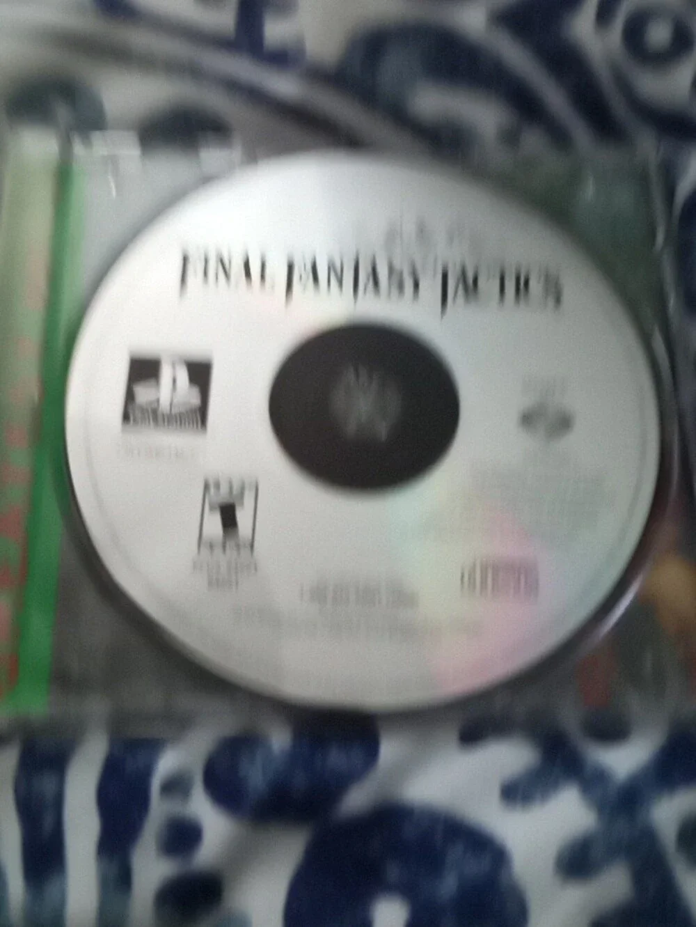 Sony Final Fantasy Tactics Disc - White and Black Artwork